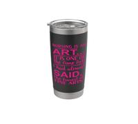 Nursing Is An Art It Is One Of The Fune Arts Nurse Nurses Vaso térmico de acero inoxidable de doble pared