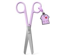 Nursing Life - Tijeras Enfermera Punta Roma | Ideal para Porta tijeras Enfermera en Apuros, Punta Redonda Profesional, Primeros Auxilios