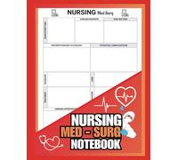 Nursing Med-Surg Notebook: Blank Template Notebook for Medical Surgical Nursing, For RN, LPN, LVN, CNA & Nursing Students