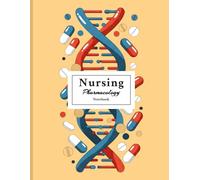 Nursing Pharmacology Notebook: Blank Medication Template for Medical School Study | Salmon Style, DNA Pills | Perfect Gift for Nurses