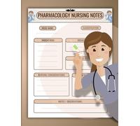 Nursing Pharmacology Notebook: Medication Tracker & Study Companion for Nursing Students, and Pharmacology Exams: Organized Medication Logbook - Boost ... Stress & Master Drug Cards with Confidence