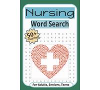 Nursing Word Search: Nursing Word Search with Easy to Read Print | 6 X 9 inches | 110 Pages | 50+ Puzzles | gift for nurse, nursing student, medical ... gift for Vacations, Travel and Relaxation