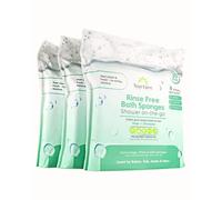 Nurture Valley Toallitas de baño de esponja, paños desechables grandes para adultos, personas mayores, postrados en cama, cuidado del hogar, limpieza postoperatoria, pacientes mayores o