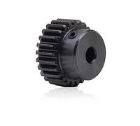NURUGURE 1 Unidad, 1 módulo, Engranaje de piñón Recto metálico de 20T, 24T o 25T con Orificio de 4-15 mm para accionamiento de Motor.