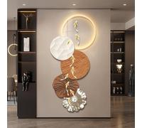 NURUGURE Arte de Pared LED 3D con luz, Escultura Moderna para Entrada, Pasillo y Dormitorio