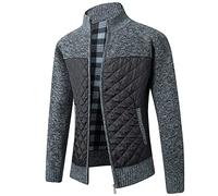 NUSGEAR 2022 Cardigan Hombre Otoño Invierno Abrigo de punto tejido Casual Chaqueta Suéter Capa Moda Gruesa Cuello alto Jersey Slim Fit botón Chaqueta caliente sudadera Informal Outwear Tops