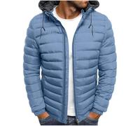 NUSGEAR 2023 Abrigo con capucha Hombre otoño Invierno Chaqueta Casual de Algodón Moda Chaqueta Cardigan Caliente Sudadera Informal Outwear Cálido parka Deportivo Tops Talla grande Jacket Cazadora