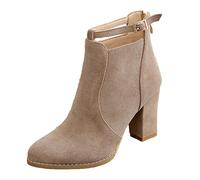 NUSGEAR 2023 Botines Mujer Zapatos Botas de tacón altas Moda Casual Otoño Invierno clásico Comodos Elegante Botas de Nieve Antideslizante caliente Boots cremallera vintage fiesta Zapatos