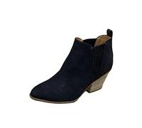 NUSGEAR 2023 Botines Mujer Zapatos Botas de tacón bajo Moda Casual Otoño Invierno Elegante Botas de Nieve Comodos Antideslizante caliente clásico Boots vintage fiesta Zapatos