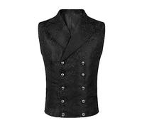 NUSGEAR 2023 Chaleco Traje Hombre Boda Chalecos de Vestir Original Chaleco Elegante de Fiesta Steampunk gótico Vintage Retro Moda Casual Disfraces Chaleco Blazers Sin Mangas carnaval Halloween