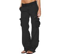 NUSGEAR 2023 Pantalones Mujer Pantalón Trabajo Moda Elástico Suelto Multibolsillos Pantalón Largo Casual Original Fiesta Elegante Talla Grande Pantalones