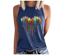 NUSGEAR 2024 Camisetas sin Manga Mujer Verano Moda color sólido Camisola Casual Camisetas de Tirantes Cuello redondo deportivo Cómodo Fiesta Chaleco Tops Suelto Basic Shirt tee Camisa playa