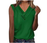 NUSGEAR 2024 Camisetas sin Manga Mujer Verano Moda color sólido Camisola Interior Casual Camisetas de Tirantes Cuello redondo deportivo yoga Original Tops Slim Fit Basic Shirt tee Talla grande