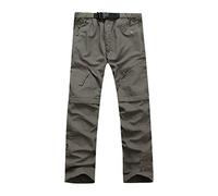 NUSGEAR 2024 Pantalones para Hombre Desmontables de Trekking y Escalada - Deportes al Aire Libre, Secado Rápido, Trabajo, Senderismo, Talla Grande