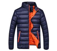 NUSGEAR 2026 Abrigo Hombre otoño Invierno Chaqueta Casual Algodón Moda Chaqueta Gruesa Cuello de pie Informal Cazadora cremallera Outwear Deportivo Parka Cálido Jacket plumas Talla grande