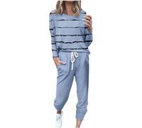 NUSGEAR Chandal Mujer Completo otoño invierno 2pc Patchwork Deportivo Tracksuit Sudaderas Jersey manga larga y pantalones Cremallera Conjunto Traje Moda Casual Jogging talla grande 2024