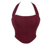 NUSGEAR Corset con Tirantes Corsés Gotico y Corpiños Mujer Party Corsets con Tirantes Bustiers Disfraz Top Mujeres Fajas Bustier Corsé Overbust Gótico Vientre Plano Dieta Corset Top