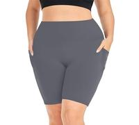 NUSGEAR Pantalones Cortos Deporte Mujer Compresión Shorts Yoga Cintura Alta Mallas Leggings Mayas Bolsillos Elástico Push Up Chandal Basic Gym Jogging Correr Fitness Talla Grande 2025