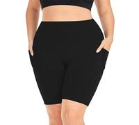 NUSGEAR Pantalones Cortos Deporte Mujer Compresión Shorts Yoga Cintura Alta Mallas Leggings Mayas Bolsillos Elástico Push Up Chandal Basic Gym Jogging Correr Fitness Talla Grande 2025