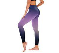 NUSGEAR Pantalones Mujer Leggings Colores degradados Moda Deportivos Yoga Elásticos Mallas Pantalones Push up Mayas Secado rápido Gym Fitness Cómodo Cintura Alta Jogging Pants Correr Chandal 2025