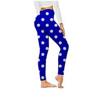 NUSGEAR Pantalones Mujer Leggings Deportivos Yoga Mallas Elásticos Push up Mayas Secado rápido Fitness Gym Estampado de Lunares Cintura Alta Cómodo Jogging Pants Pilates Correr Chandal 2024
