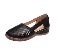 NUSGEAR Sandalias Mujer Cuña Verano Moda Punta Cerradas Bohemias Zapatos De Tacón Alto Alpargatas De Playa casual Elegante Fiesta Sandalias de Vestir tallas grandes 2025