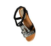 NUSGEAR Sandalias Mujer Verano Punta Abierta Moda Bohemia Casual Sandalias de cuña Plataforma boca de pez Elegante Zapatos Roma Fiesta Calzado Comoda vestir 2025