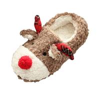 NUSGEAR Zapatillas Casa Mujer Hombre de Estar Por Casa Pantuflas de Navidad Divertidas Cómodas Originales Regalo Calentitas Inivierno Pantuflas Antideslizantes CáLido Interior Exterior