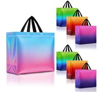 Nush Nush Rise Mix - Juego de 32 bolsas de regalo grandes, impresionantes y brillantes, reutilizables con asas, bolsa de regalo para fiestas de cumpleaños, recuerdos de fiesta de boda, vacaciones
