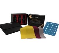 Nushine Juego de regalo de oro, platino y gema Reviver - un kit completo (contiene esmalte de oro, oro blanco, pulido de platino, placa de limpieza mágica, paño dorado, paño de pulido, cartera segura y caja de presentación).