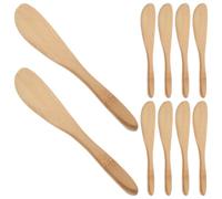 NUSITOU 10piezas Cuchillos de Mantequilla de Natural Versátil para Untar Mermelada Queso y Ketchup Herramienta Multifunción para Cocina Panadería y Restaurantes