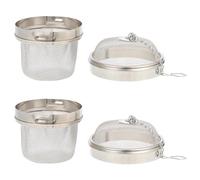NUSITOU 2 Piezas Cesta de Limpieza de Joyas y Relojes de Acero Inoxidable Resistente Filtro Fino para Infusiones de Té en Casa U Oficina