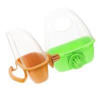 NUSITOU 2 Piezas Comedero Colgante para Pájaros Cuencos para Pájaros de Plástico Gran Capacidad Resistente para Jaula y Conejos