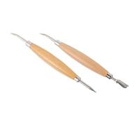 NUSITOU 2piezas Herramientas para Tallar Arcilla Portátiles Cinceles de Madera y Duraderos para Modelado y Escultura de Plastilina y Arcilla Set Práctico para Manualidades DIY