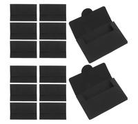 NUSITOU 50 Sobres de Papel Negro para Tarjetas de Crédito y Membresía, Fundas Protectoras Multipropósito Compatibles para Tarjetas de Viaje y Biblioteca en