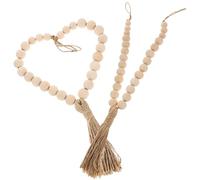 NUSITOU Abrazadera para Cortinas Hecha a Mano de Hilo de Algodón Borlas, Paquete de 2 Piezas, Cuerda Trenzada para Sujeción Decorativa en Hogar y Sala