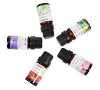 NUSITOU Aceites Aromáticos para Difusor 10 Ml, Set 5 Piezas Agua Soluble, Fragancias Lavanda, Cereza Oriental, Jazmín, Osmanto y Rosa, para Humidificador y Velas Caseras