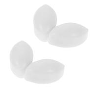 NUSITOU Agitadores Magnéticos Varillas Mezcladoras Eficientes de Ptfe Blanco Que Reducen Fricción y Desgaste, Paquete de 4 Piezas para para Frascos y Recipientes