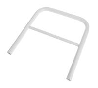NUSITOU Barandilla de Seguridad para Cama Adultos en Hierro Blanco Diseño Transparente y Apertura Lateral Rápida para Prevención de Caídas Hogar y Viajes