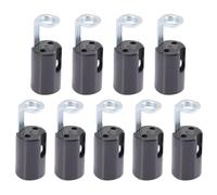 NUSITOU Base para Lámpara de Vela Casquillo E14, 9 Portalámparas de Plástico y Hierro, Uso en Candelabros y Lámparas de Pared para Espacios Residenciales y Laborales