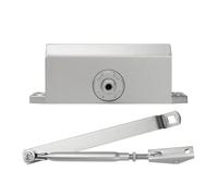NUSITOU Cierrapuertas y Fácil Instalación Hidráulico Automático Amortiguador de Aluminio de 10 a 50 Kilogramos Color Plata para Puertas Interiores