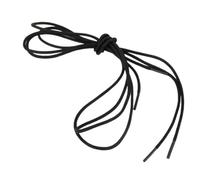 NUSITOU Cordones para Zapatos Brogues Clásicos Redondos de Algodón Encerado Negro de 3mm Prácticos y Resistentes al Moho, Ideales para Calzado Formal