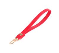 NUSITOU Correa de Muñeca para Bolso Rojo de Pu, Correa de Mano Cómoda Repuesto para Cartera y Llavero Elegante y Clásica