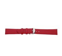 NUSITOU Correa de Reloj de Cuero Rojo Antideslizante y Resistente al Desgaste, Cómoda y Reemplazable para Relojes Inteligentes, Estilo Hermoso de 1 Pieza