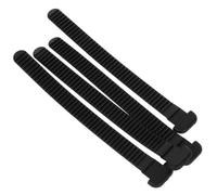 NUSITOU Correas de fijación para Patines 4 Piezas Ajustables en PVC con Tornillos para Uso en Patinaje en línea y Hielo Unisex