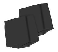 NUSITOU Cubierta Protectora Antideslizante para Patas de Escalera Plegable, 2 Piezas, Goma Negra, Protege el Suelo y Mejora la Seguridad en Casa