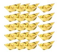 NUSITOU de Lingotes de Papel Dorado Semiacabados y Fáciles de Llevar 1000 Piezas para los Antepasados para Celebraciones Tradicionales
