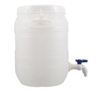 NUSITOU Depósito de Agua de Jardín 10l de Plástico con Asa y Boquilla | Tapa Ancha y Cierre Seguro, Base Firme y Equilibrada, Color Blanco, Uso en Bonsái y Plantas Color Aleatorio
