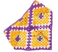 NUSITOU Diadema Tipo Bandana para Mujer de Crochet Transpirable, Pañuelo de Ganchillo Color Púrpura, Accesorio y Tejido para Yoga, Trabajo y Uso Diario