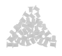NUSITOU Espaciadores de Eje de Plástico Blanco 40 Tapones Laterales Duraderos Accesorios de Repuesto para Patines en Línea para Ruedas Aplicables para Patines